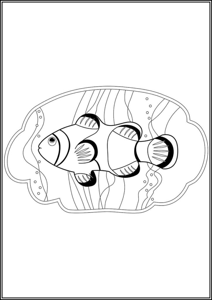 A Clownfish Coloring - TotalColoring.Com