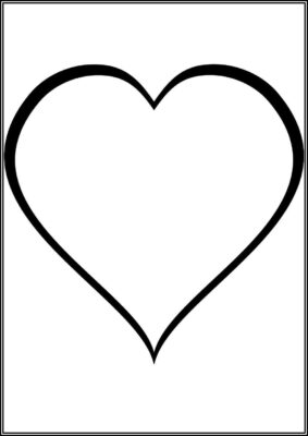 A Heart Coloring - TotalColoring.Com