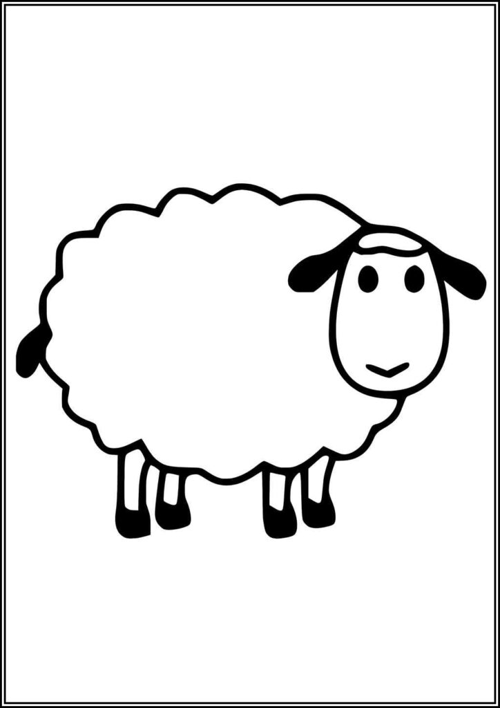 A Sheep Coloring - TotalColoring.Com