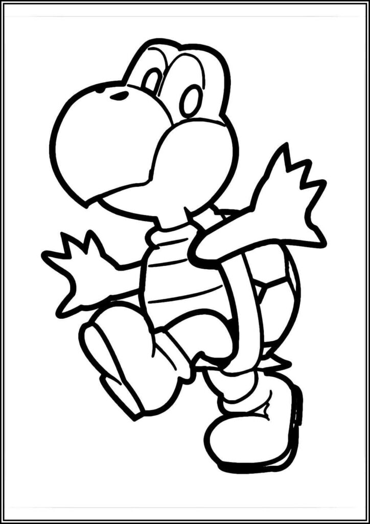 Adorable Koopa Troopa Coloring - TotalColoring.Com