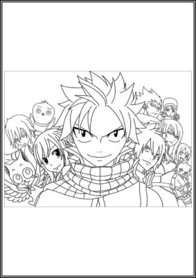 Anime Fairy Tail Coloring - TotalColoring.Com