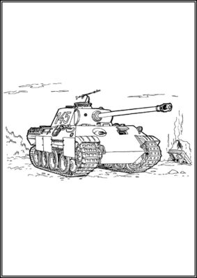 Army Tank Coloring - TotalColoring.Com