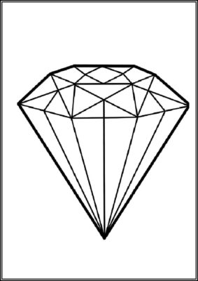 Awesome Diamond Coloring - TotalColoring.Com