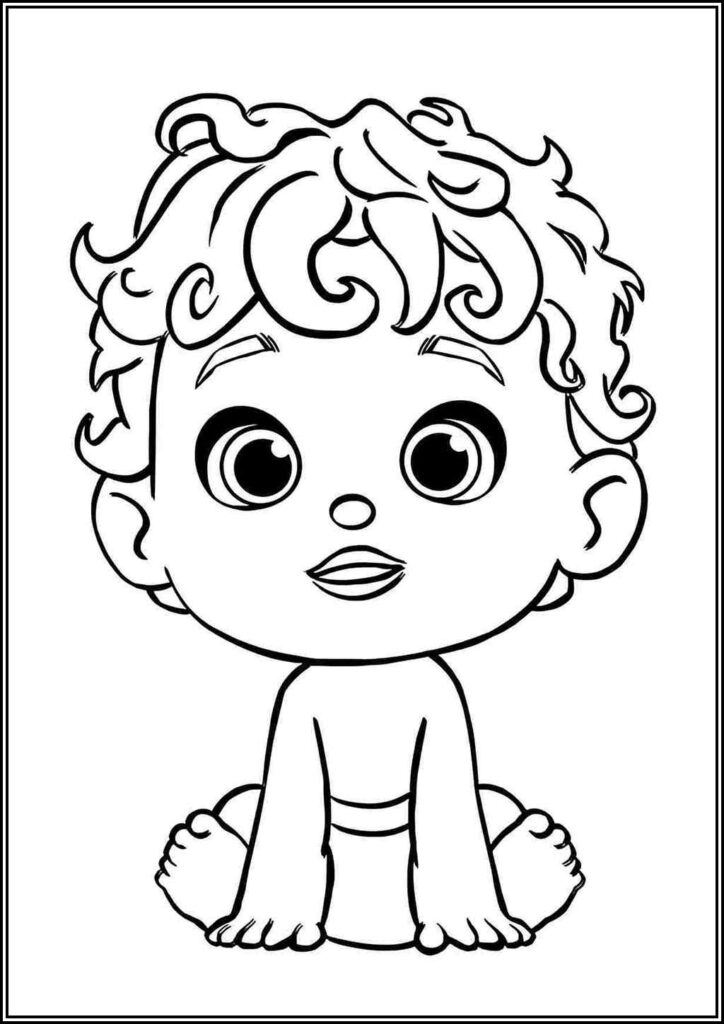 Baby From Storks Movie Coloring - TotalColoring.Com