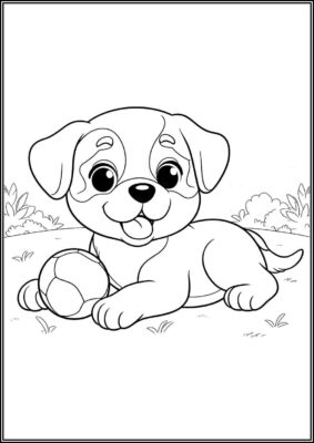 Baby Rottweiler Coloring - TotalColoring.Com