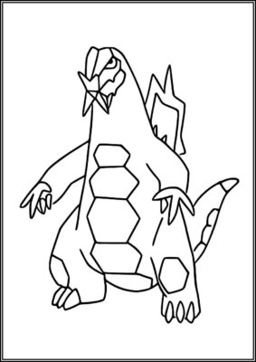 Baxcalibur Pokemon Coloring - TotalColoring.Com