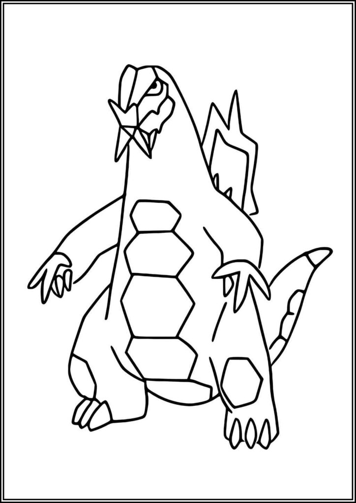 Baxcalibur Pokemon Coloring - TotalColoring.Com