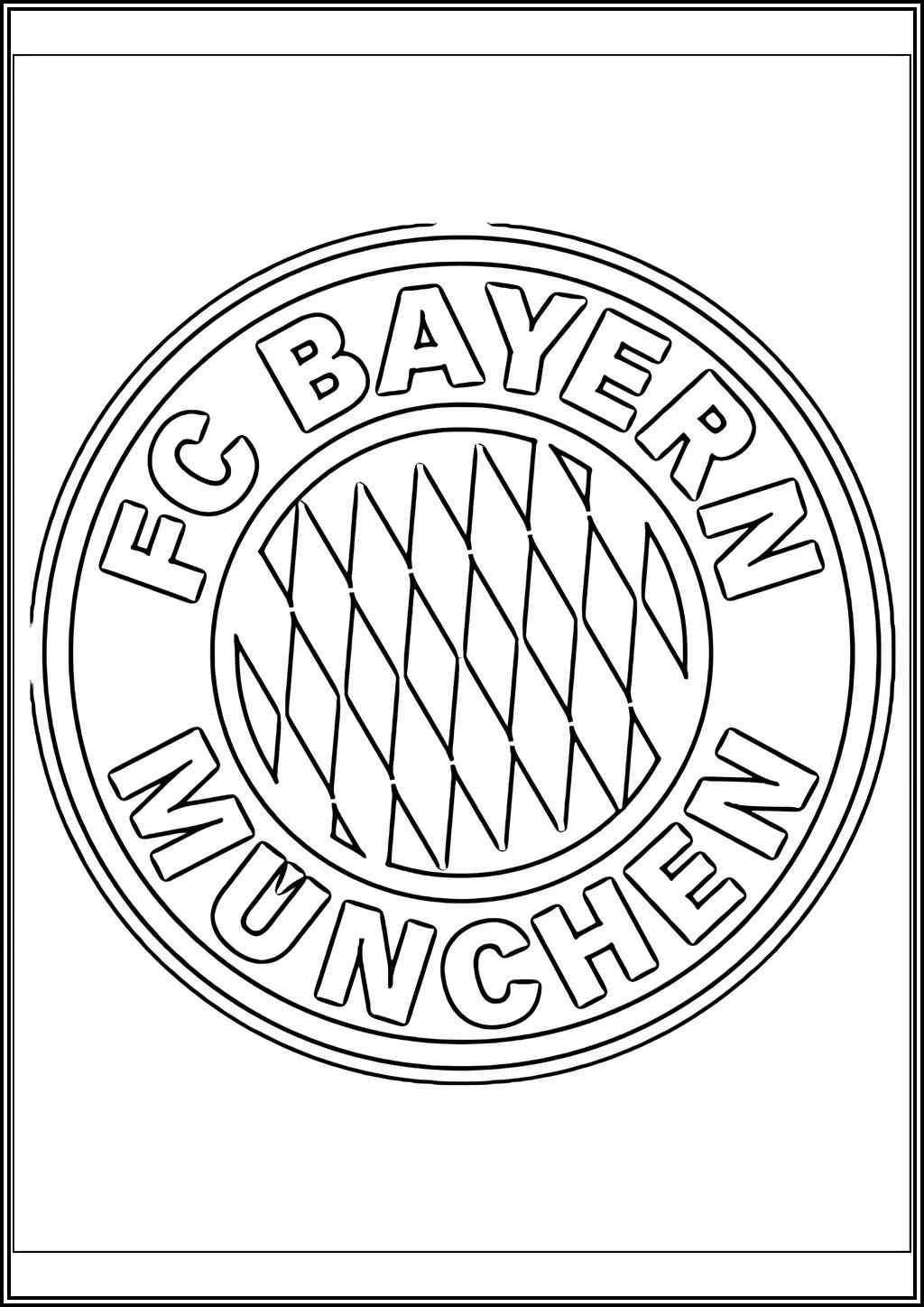 10 Stunning Bayern Munich Coloring Pages for Die-Hard Fans