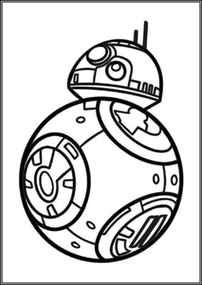 Bb 8 From Star Wars Coloring - TotalColoring.Com