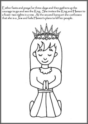 Bible Esther Coloring - TotalColoring.Com