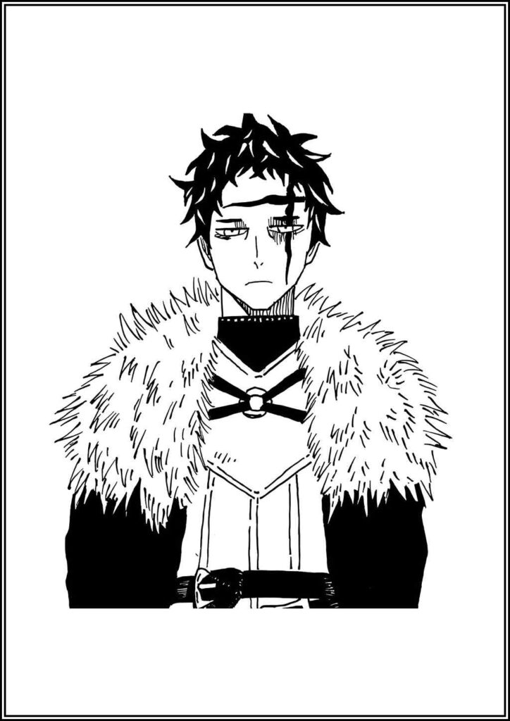 Black Clover Zenon Zogratis Coloring - TotalColoring.Com