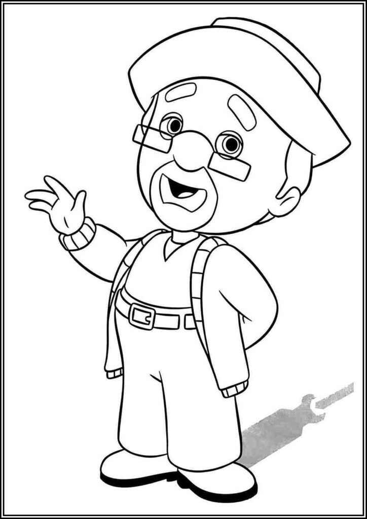 Character From Handy Manny Coloring - TotalColoring.Com