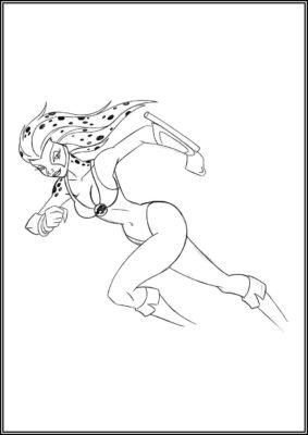 Cheetara Thundercats Coloring - TotalColoring.Com