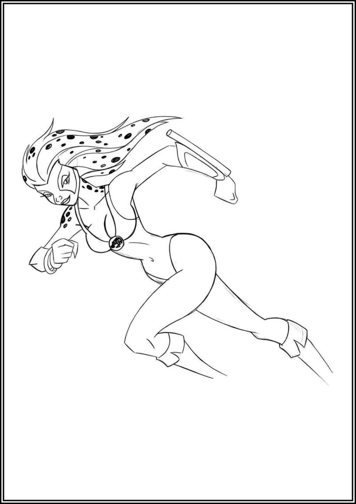 Cheetara Thundercats Coloring - TotalColoring.Com