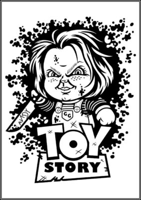 Chucky Toy Story Coloring - TotalColoring.Com