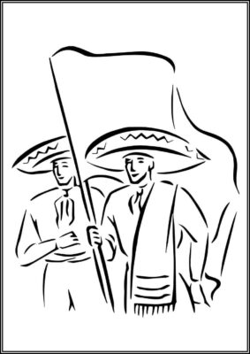 Cinco De Mayo Parade Coloring - TotalColoring.Com