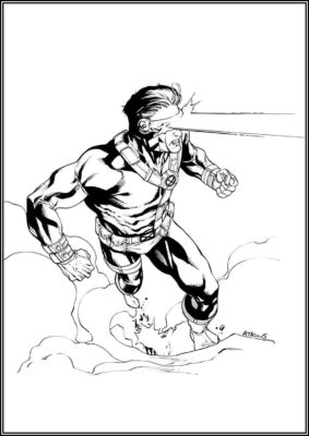 Drawing Of Cyclops Marvel Coloring - TotalColoring.Com