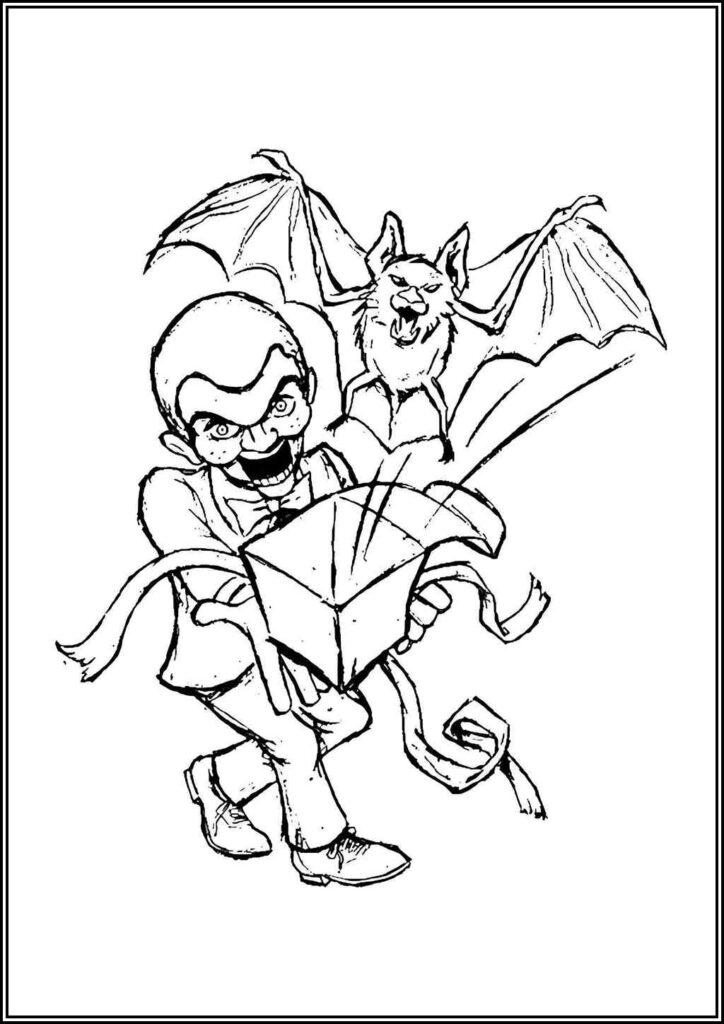 Drawing Of Goosebumps Coloring - TotalColoring.Com