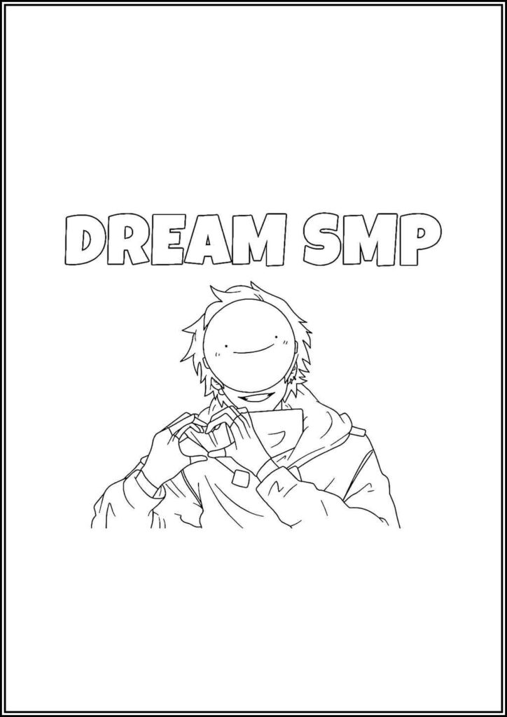 Dream In Dream Smp Coloring - TotalColoring.Com