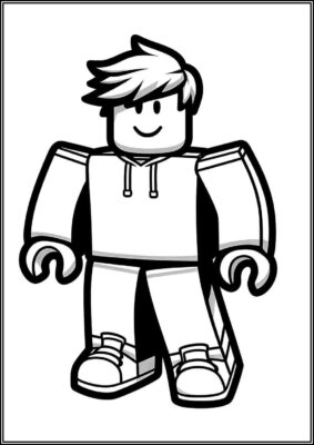 Easy Roblox Player Coloring - TotalColoring.Com