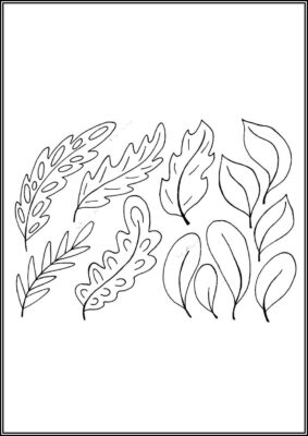 Fall Leaves For Kids Coloring - TotalColoring.Com