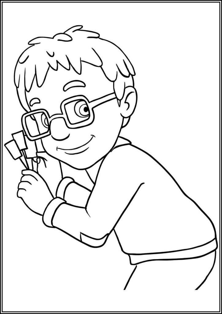 Fireman Sam Norman Price Coloring - TotalColoring.Com