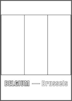 Flag Of Belgium Coloring - TotalColoring.Com