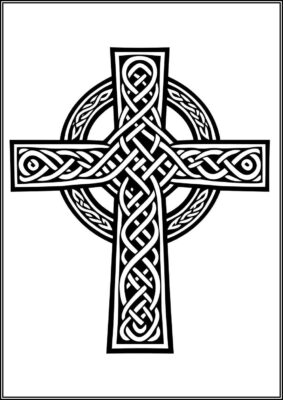 Free Celtic Cross Coloring - TotalColoring.Com