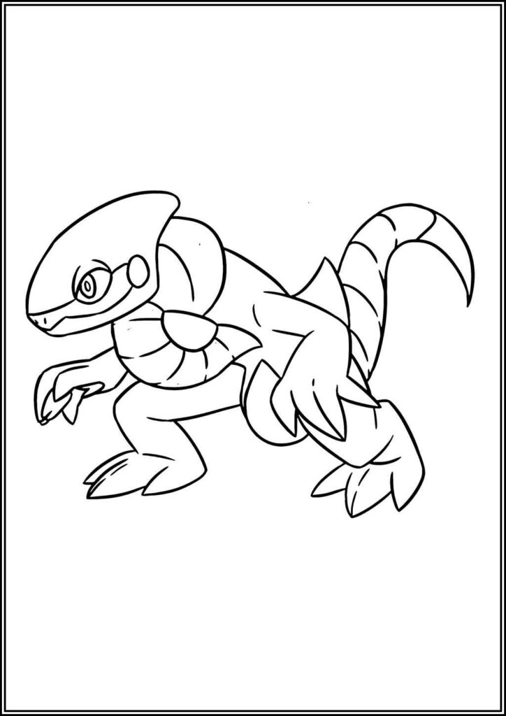 Free Cyclizar Pokemon Coloring - TotalColoring.Com