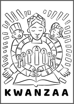 Free Drawing Of Kwanzaa Coloring - TotalColoring.Com