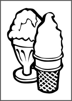 Free Ice Cream Coloring - TotalColoring.Com