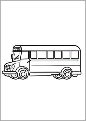 Free School Bus Coloring - TotalColoring.Com