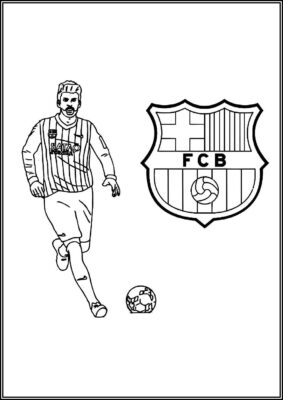 Gerard Pique Soccer Player Coloring - TotalColoring.Com