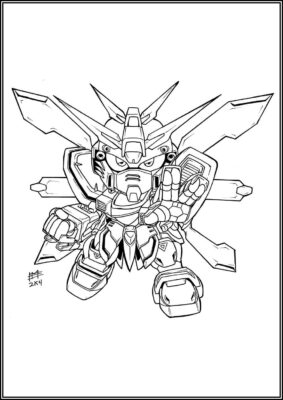 Gundam To Print Coloring - TotalColoring.Com