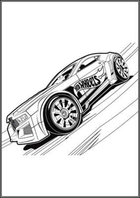 Hot Wheels Free Coloring - TotalColoring.Com