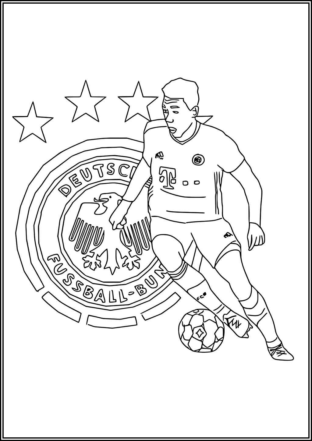 10 Stunning Bayern Munich Coloring Pages for Die-Hard Fans