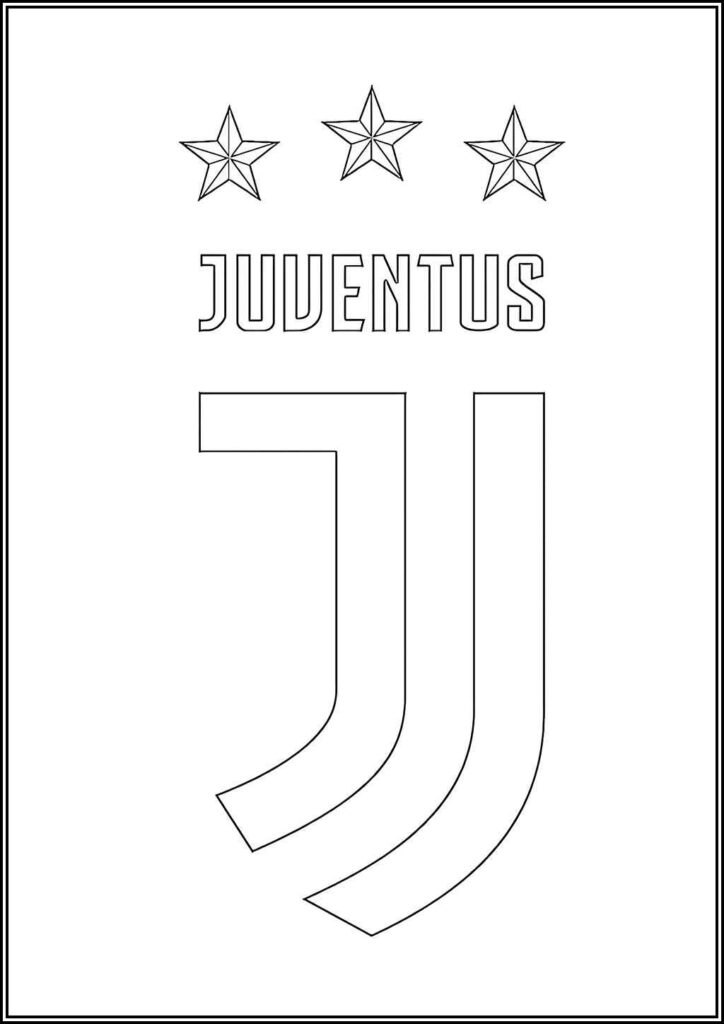 Juventus Football Club Coloring - TotalColoring.Com