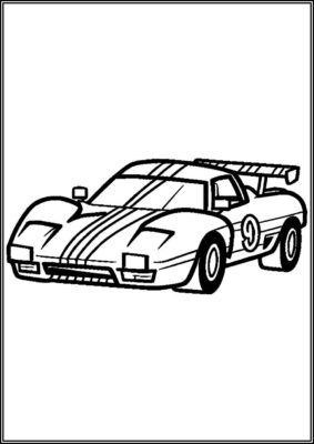 Perfect Race Car Coloring - TotalColoring.Com