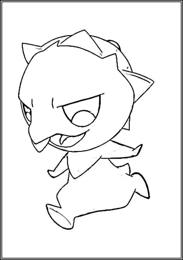 Pokemon Capsakid Coloring - TotalColoring.Com