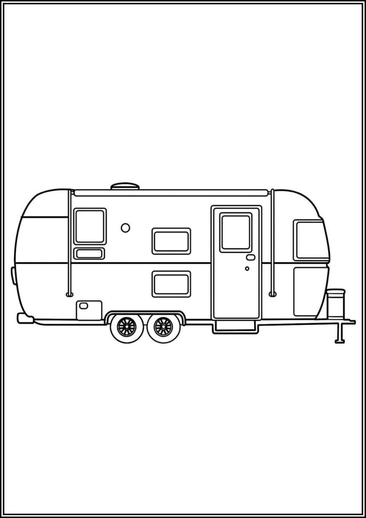 Print Caravan Coloring - TotalColoring.Com