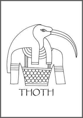 Print Thoth Coloring - TotalColoring.Com