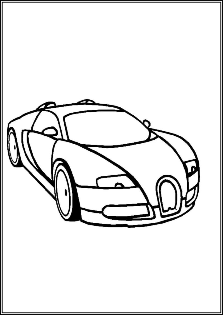 Printable Bugatti Coloring - TotalColoring.Com