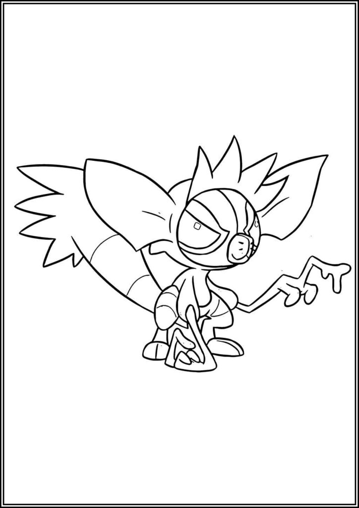 Printable Grafaiai Pokemon Coloring - TotalColoring.Com