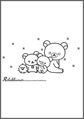 Printable Rilakkuma For Kids Coloring - TotalColoring.Com