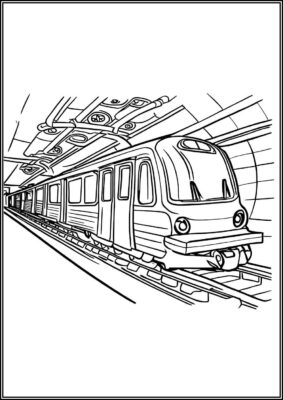 Printable Subway Coloring - TotalColoring.Com