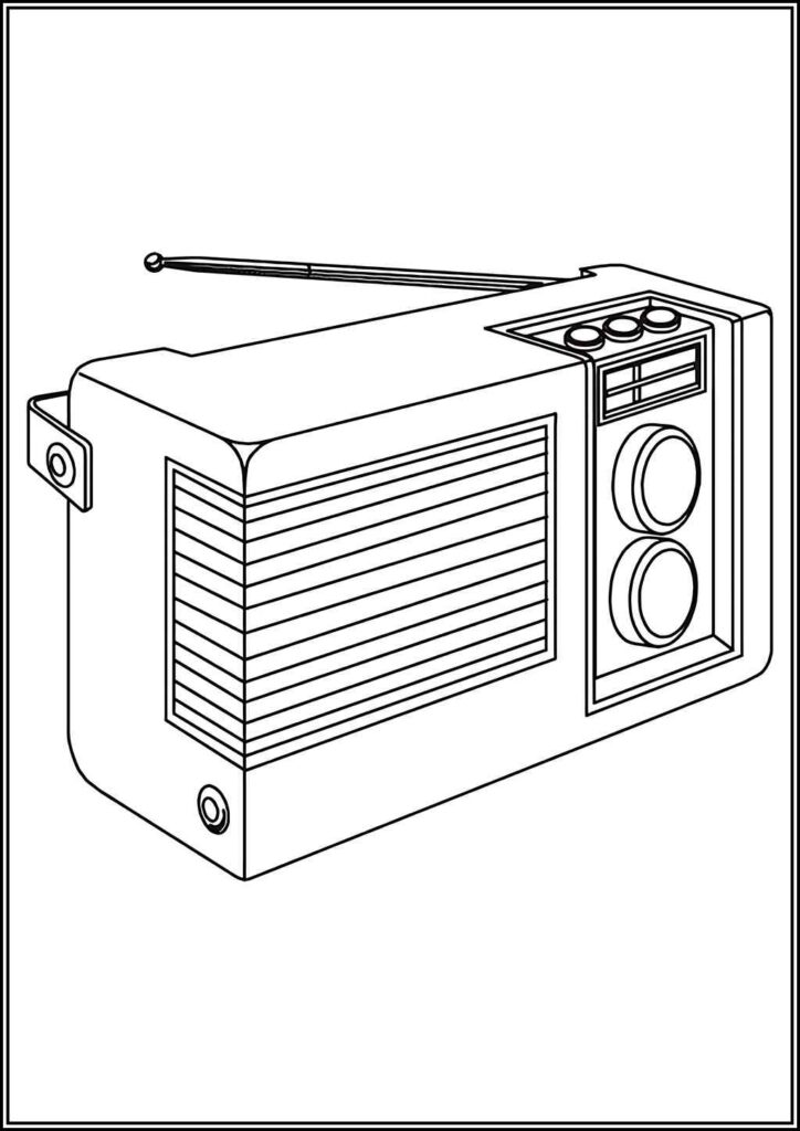 Radio Image Coloring - TotalColoring.Com