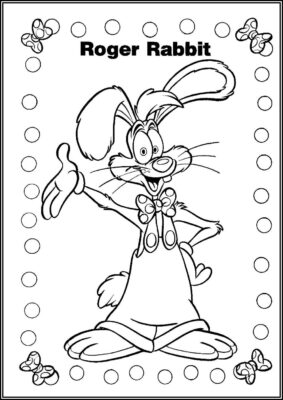 Roger Rabbit Printable Coloring - TotalColoring.Com