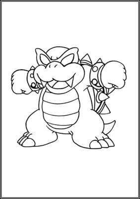 Roy Koopa Koopalings Coloring - TotalColoring.Com