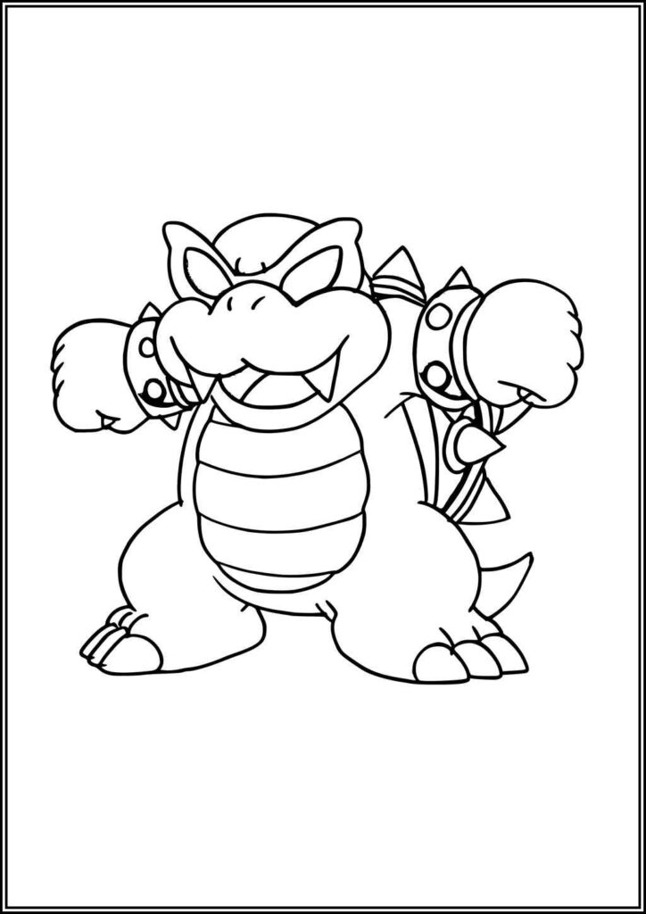 Roy Koopa Koopalings Coloring - TotalColoring.Com