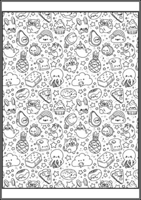 Squishmallows Kawaii Coloring - TotalColoring.Com